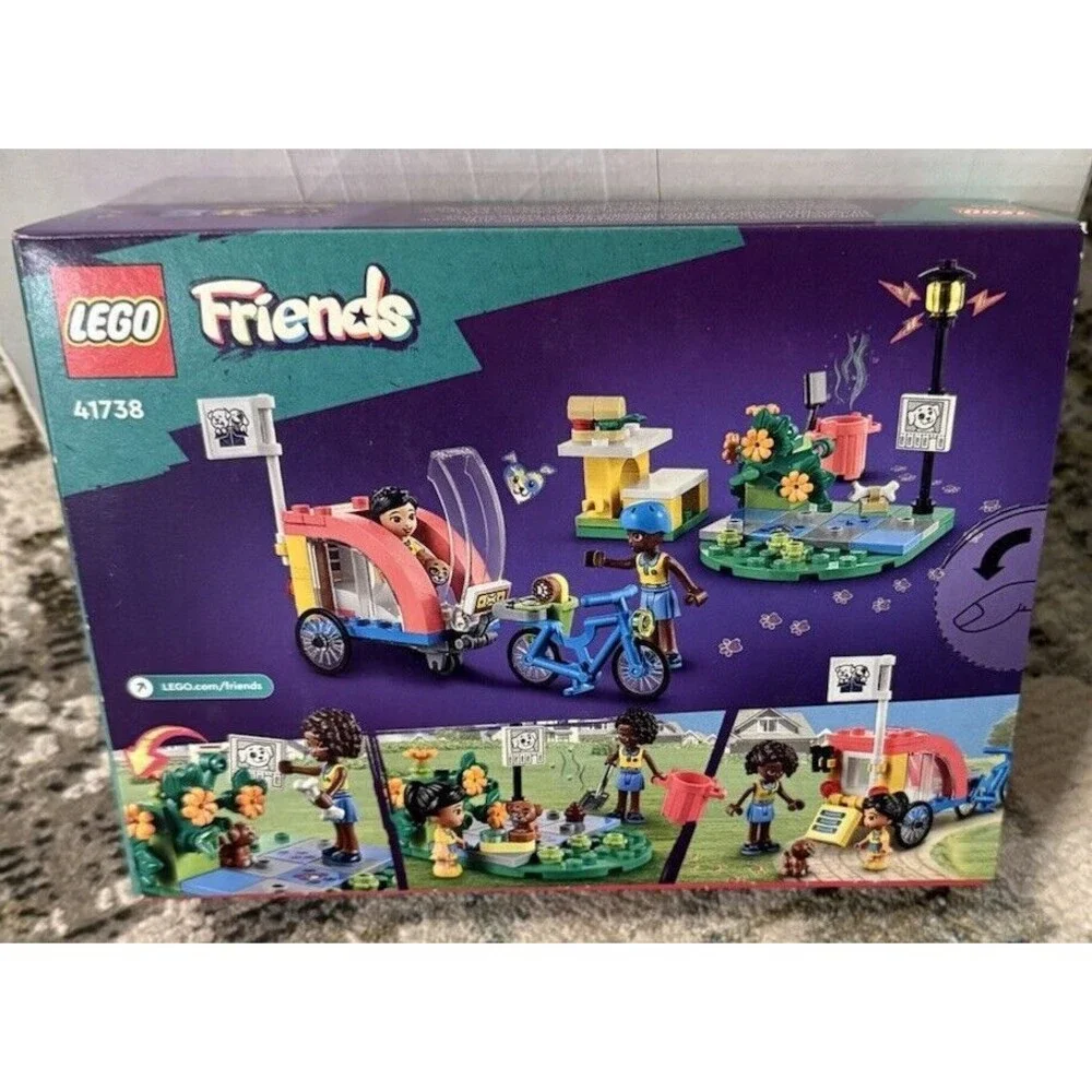 LEGO Friends Dog Rescue Bike Toy Set Animal Playset NEW 41738